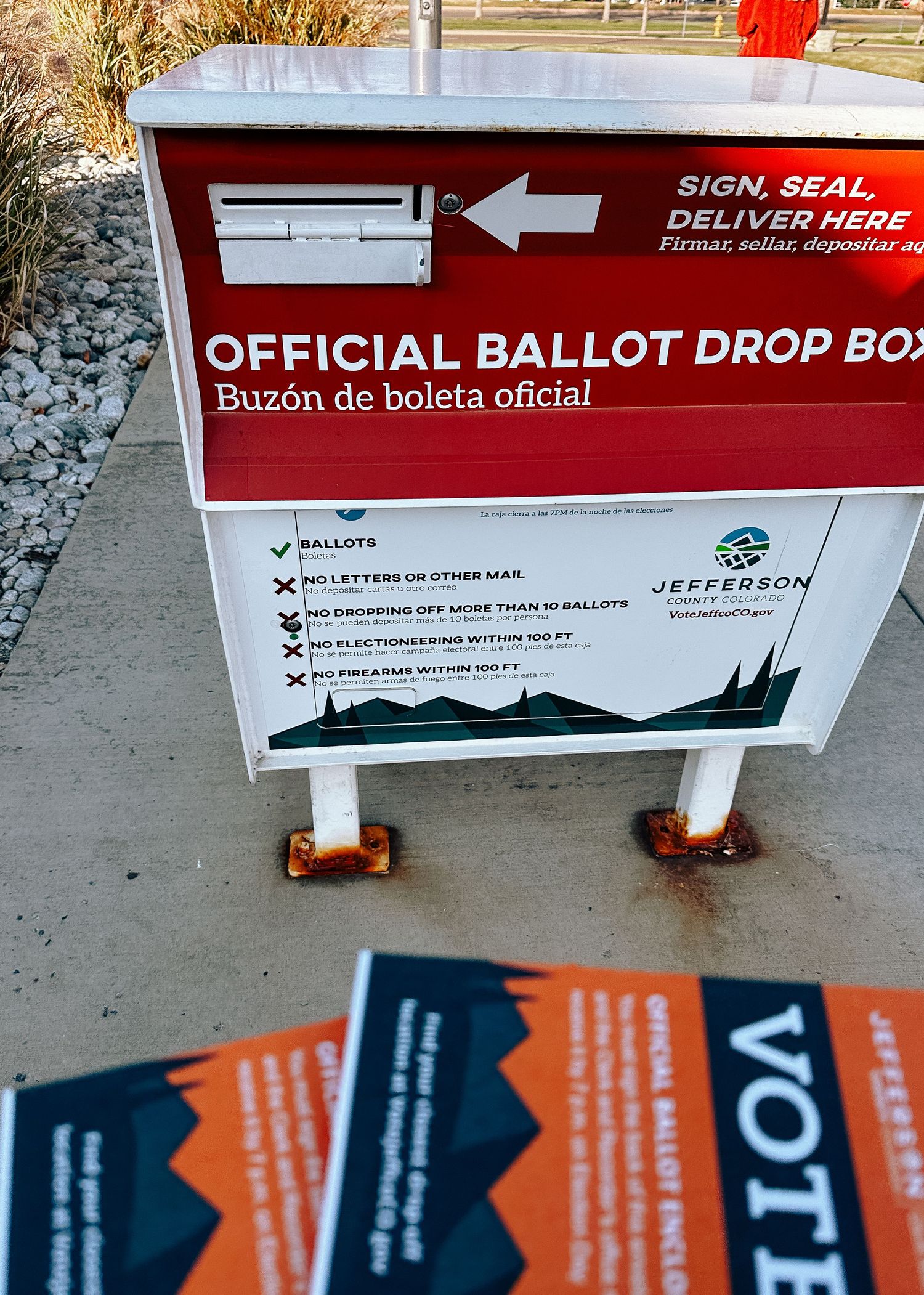 Project 365 - voting ballot drop off.
