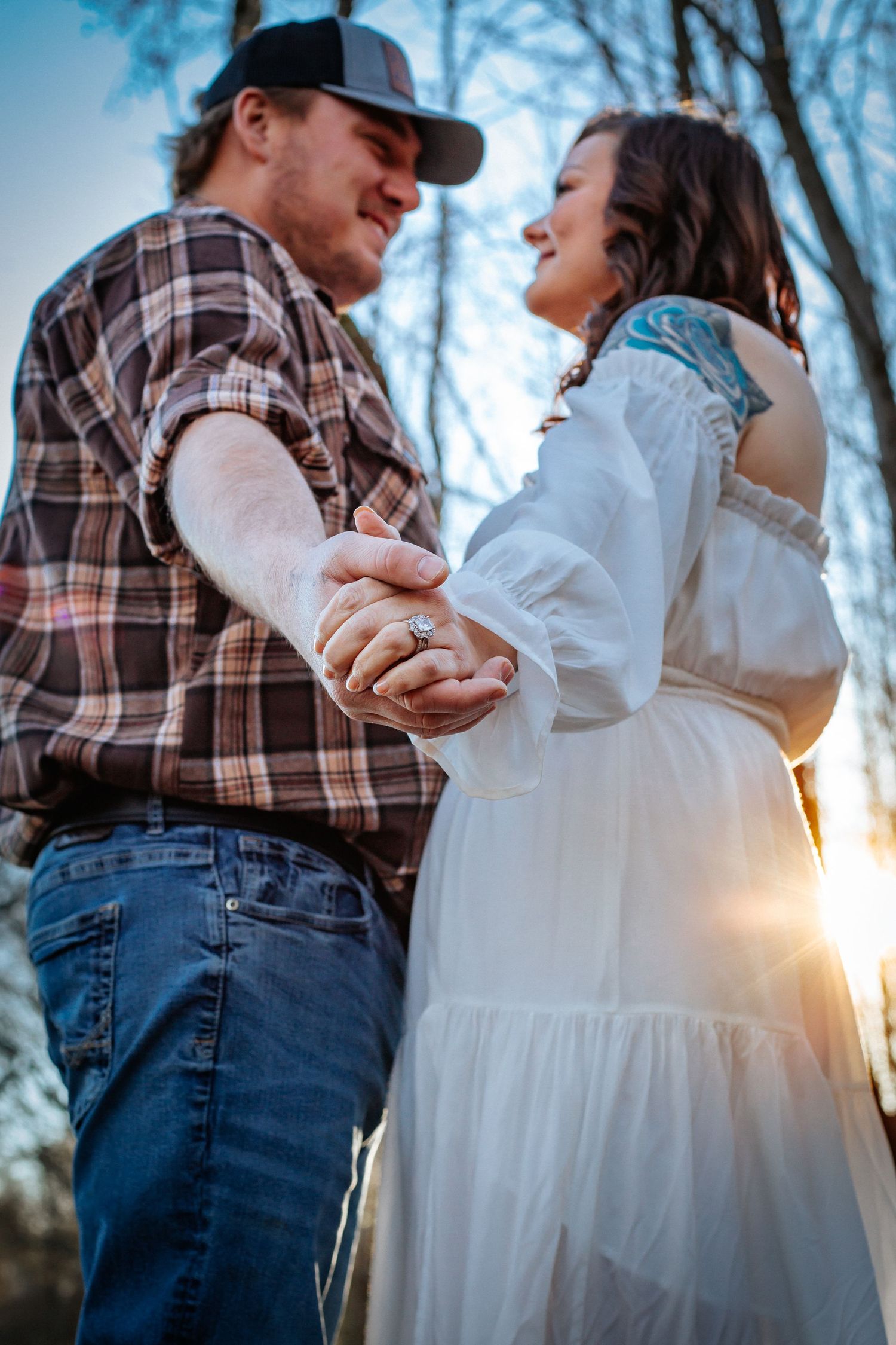Golden hour couple