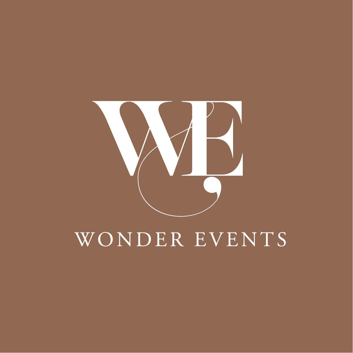 Wonder Events wedding planning company logo