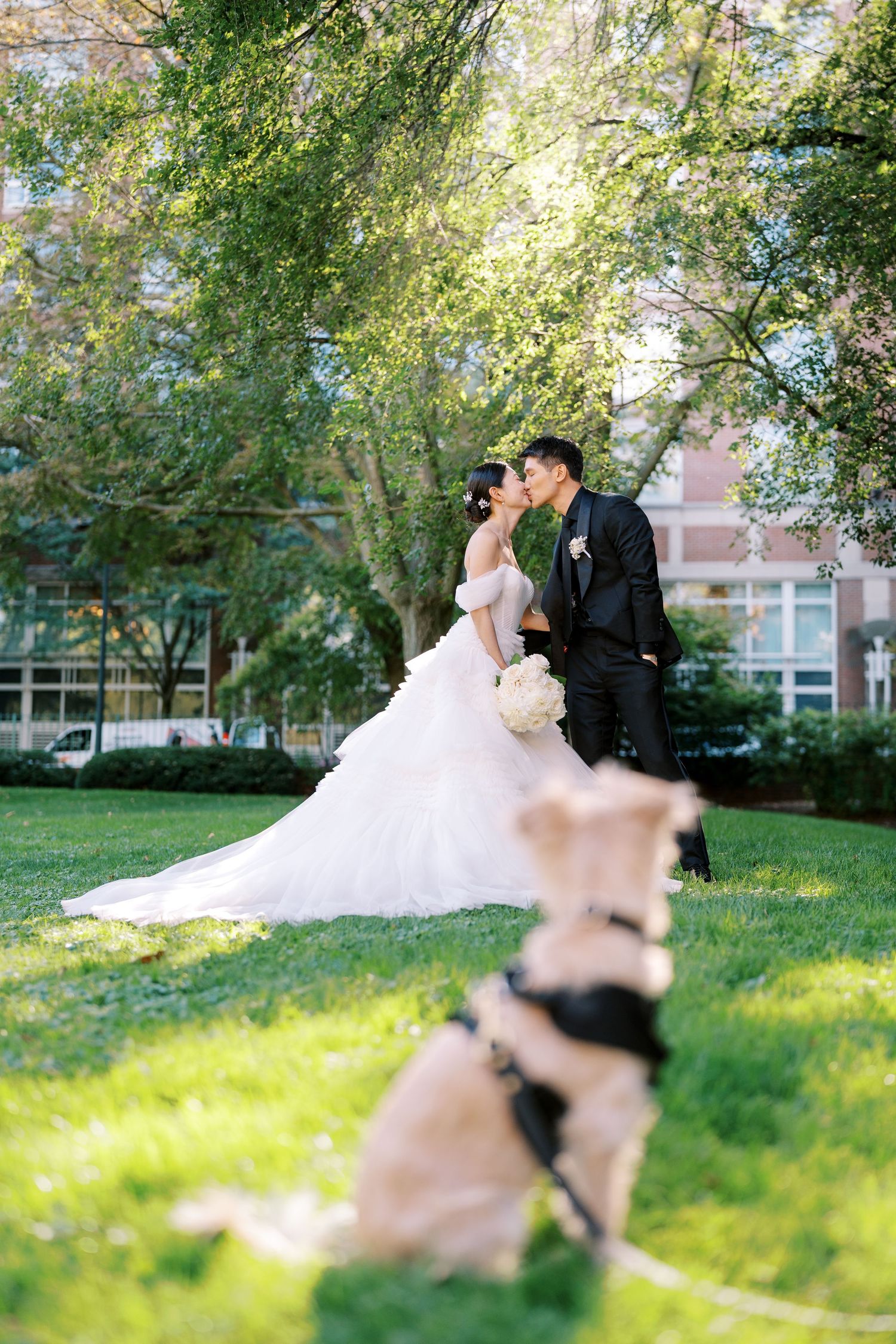 Sandy and Scott's portrait in Boston — wedding photographer Helen Fang Studio