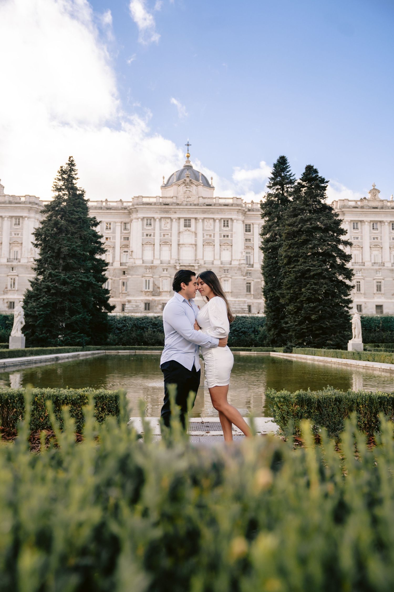 pareja fotografia de boda palacio real madrid