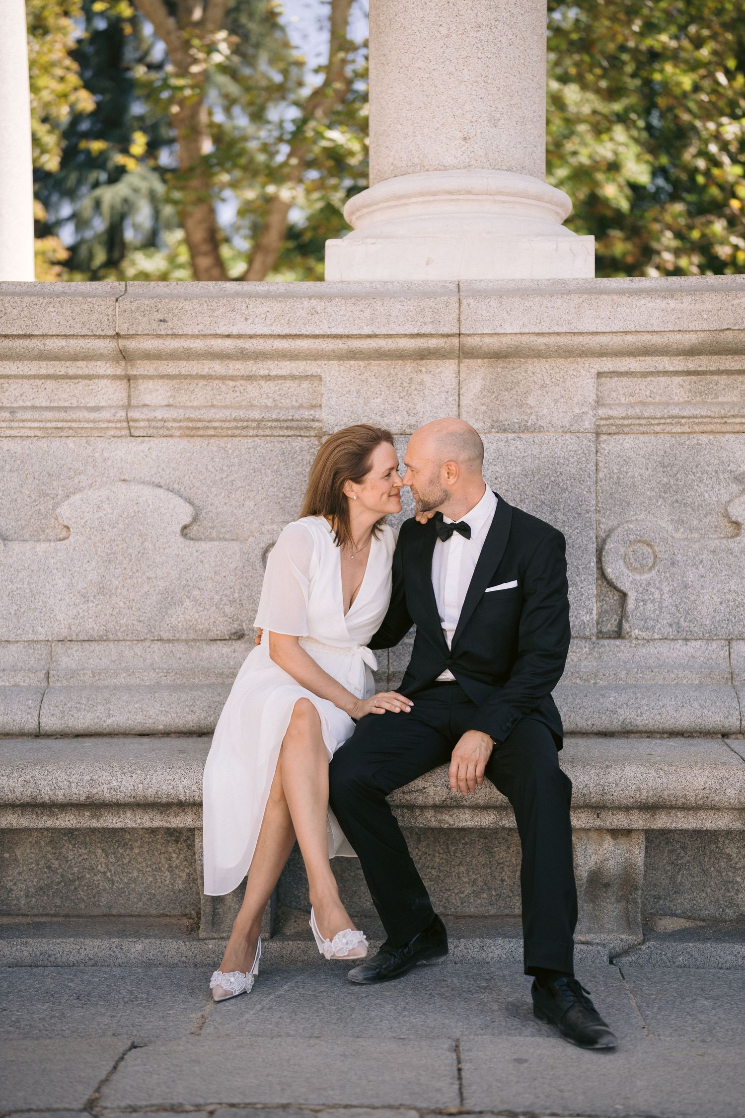 fotografia de pareja parque el retiro madrid