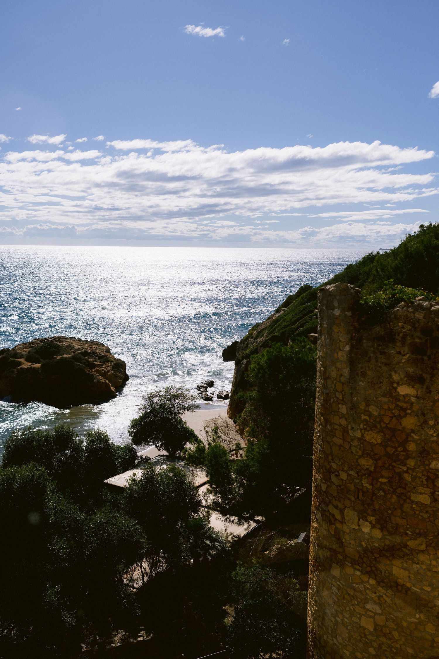 Boda  Castell de Tamarit un castillo en el mediterraneo de terragona