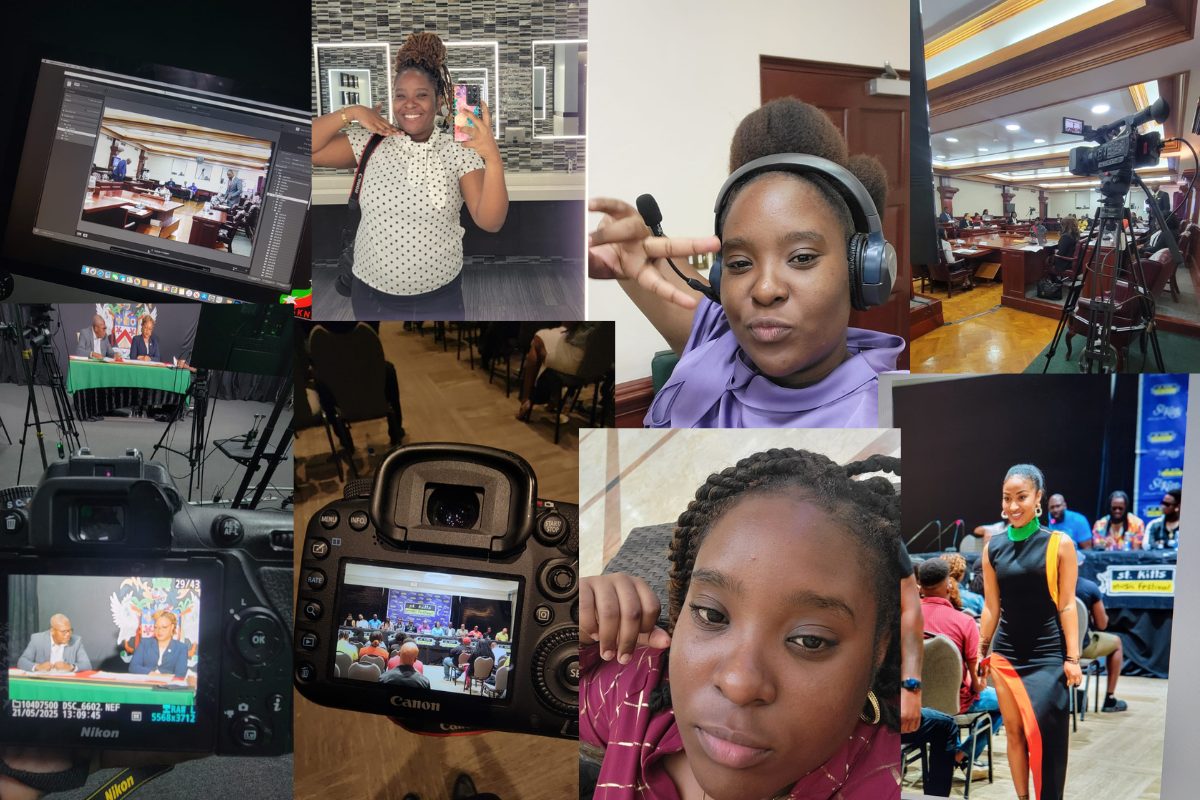 Students engage with technology and learning materials in a modern classroom environment.