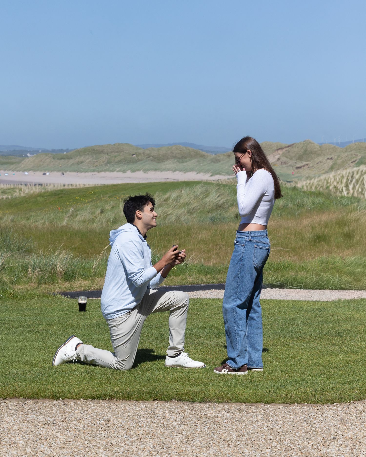 Wedding Proposal - Doonbeg Golf Course Co Clare Ireland