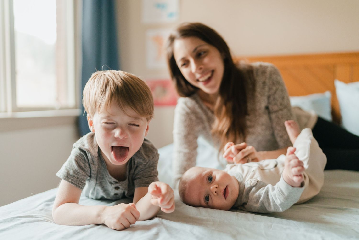 In-home family session in New York City