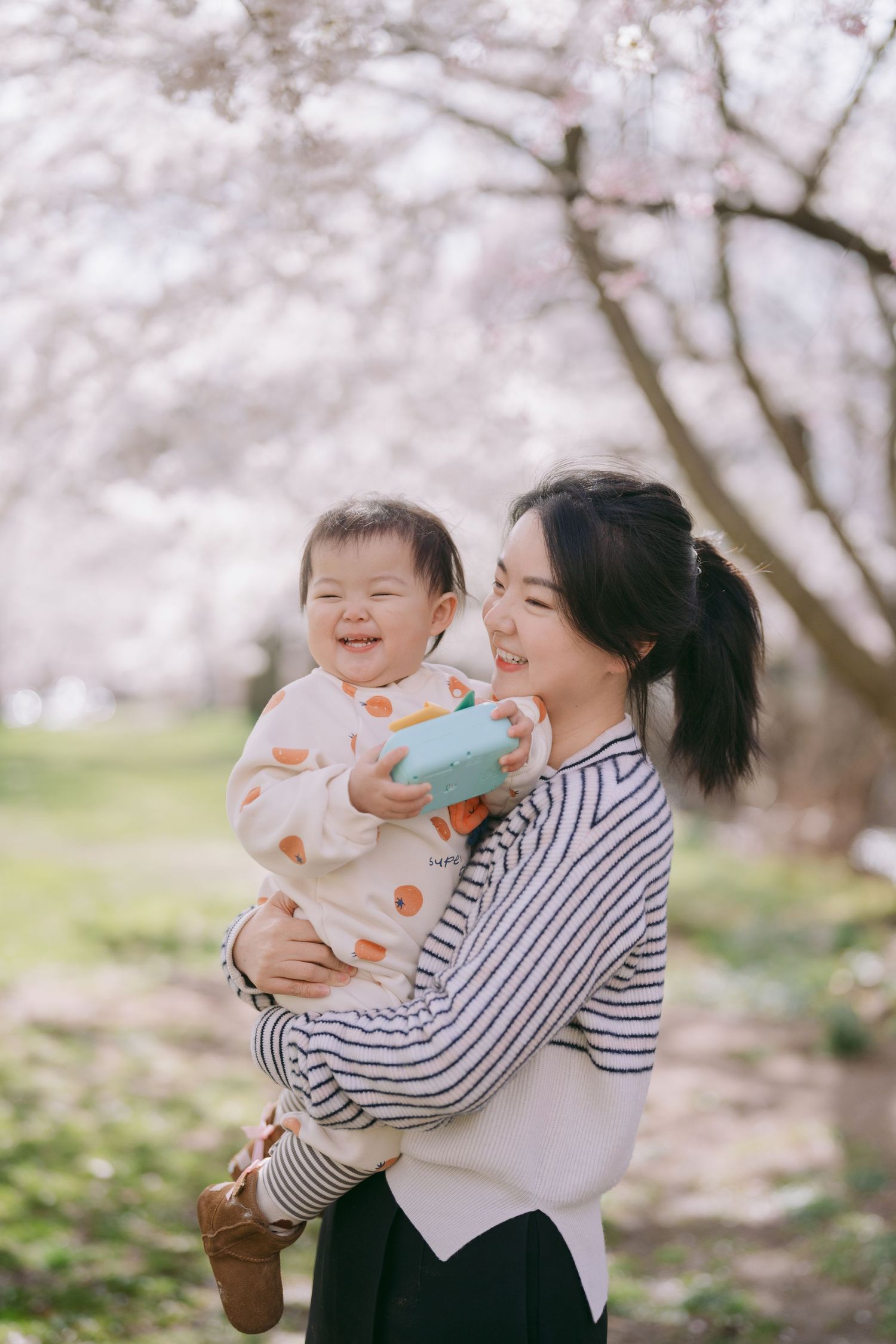 Branch Brook Park New Jersey Cherry Blossom Family Mini Session