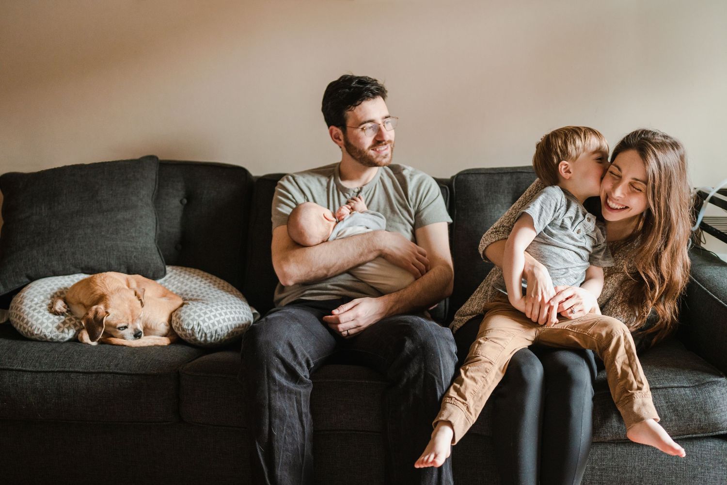 In-home Family Session Jersey City New Jersey