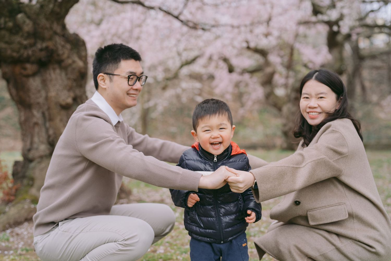 Branch Brook Park New Jersey Cherry Blossom Family Mini Session