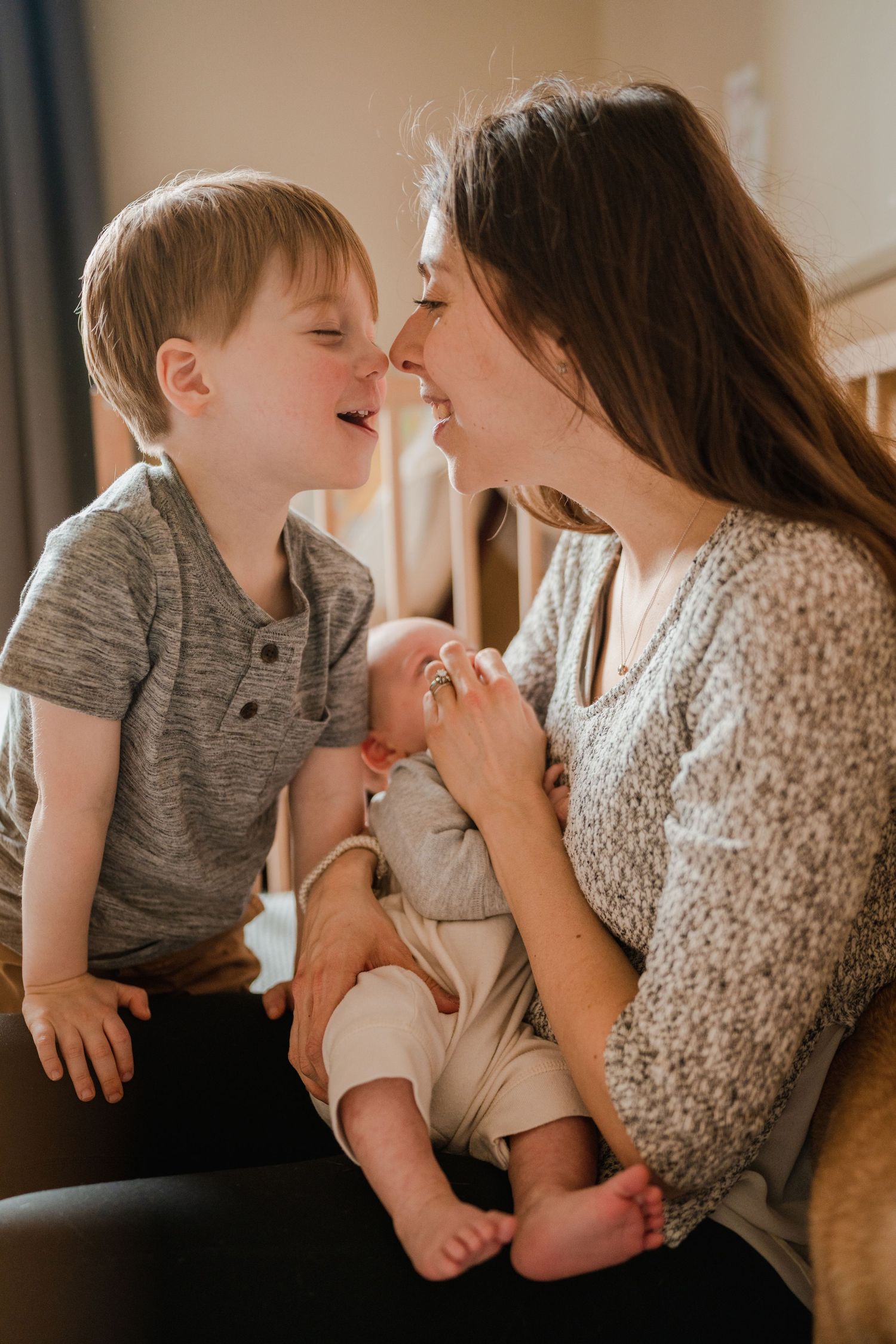 In-home family session Jersey City NJ