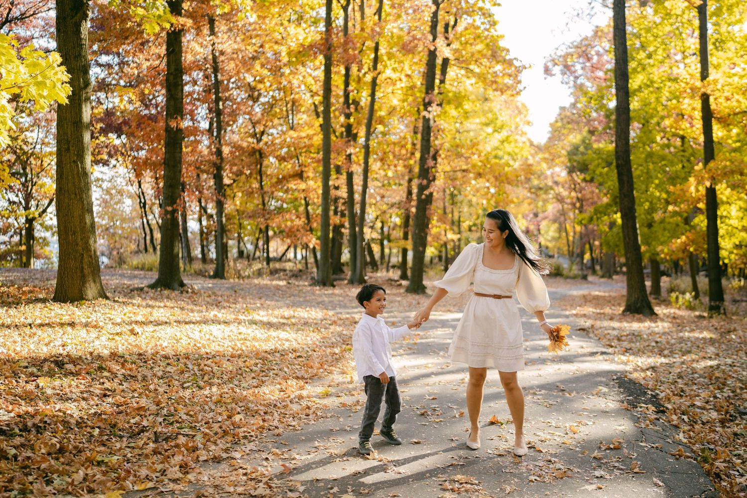 Fall Outdoor Family Session in Central Park New York