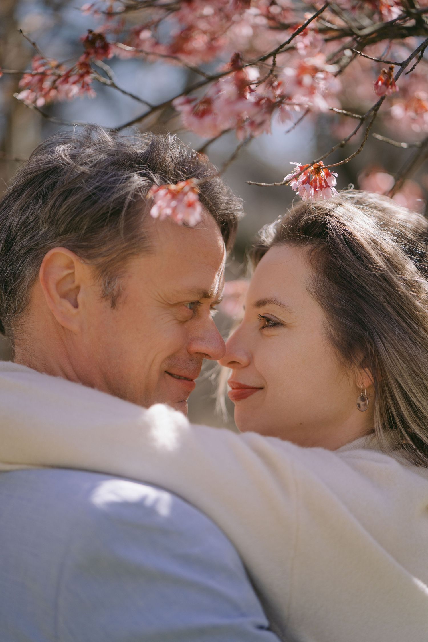 Branch Brook Park New Jersey Cherry Blossom Couple Mini Session