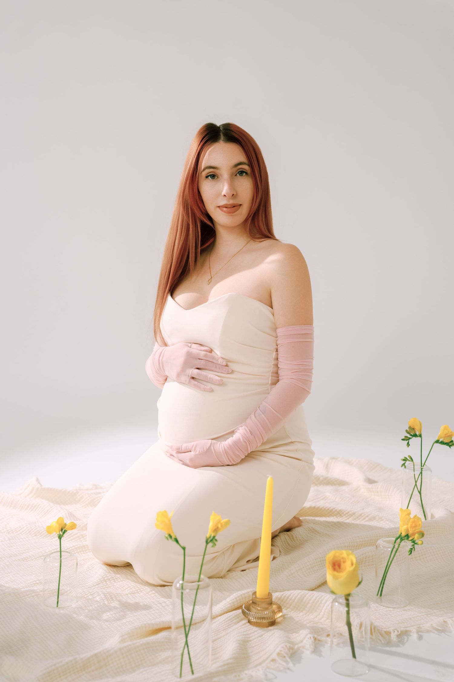 Maternity Session in studio in Hoboken NJ