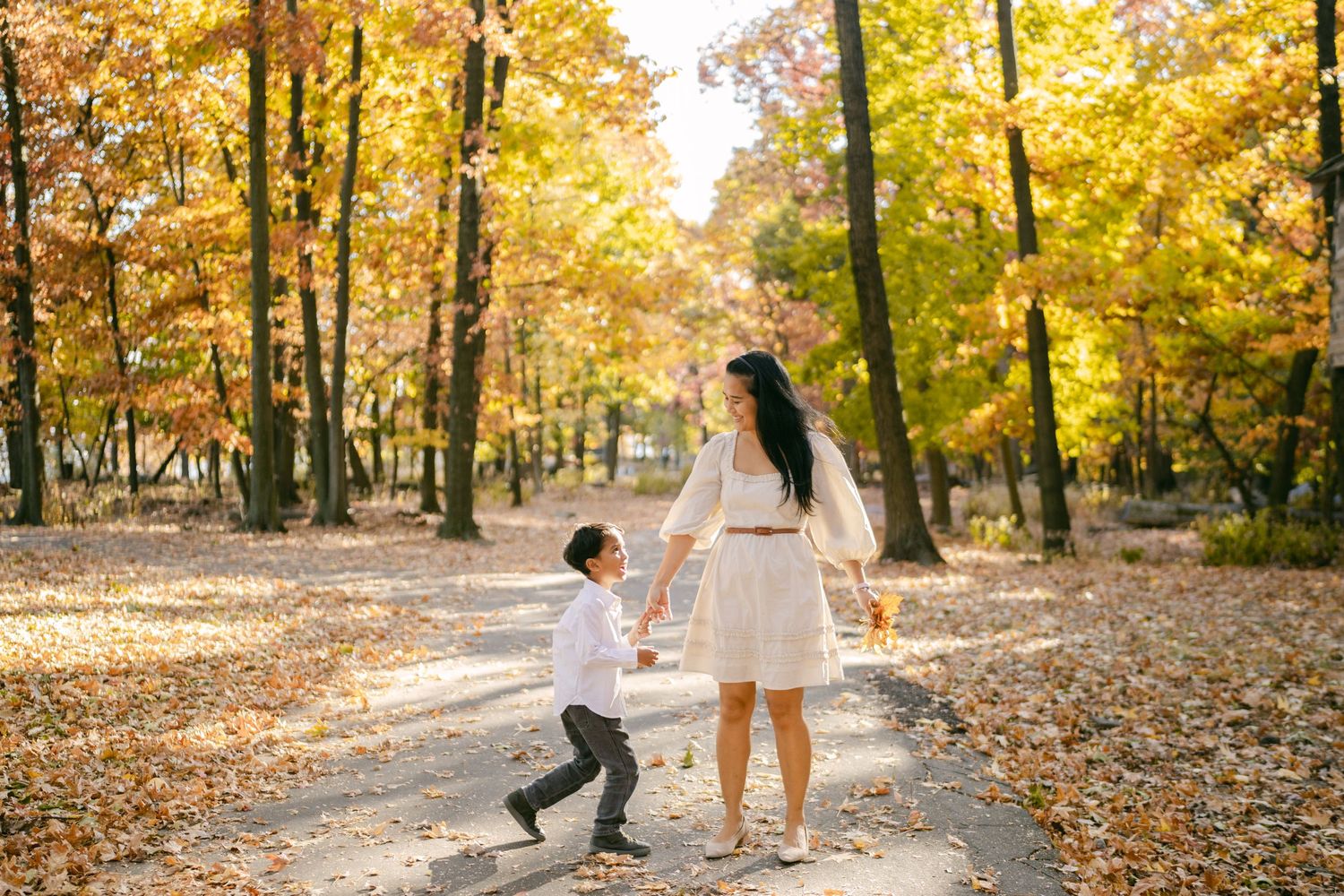 Fall Outdoor Family Session in Central Park New York