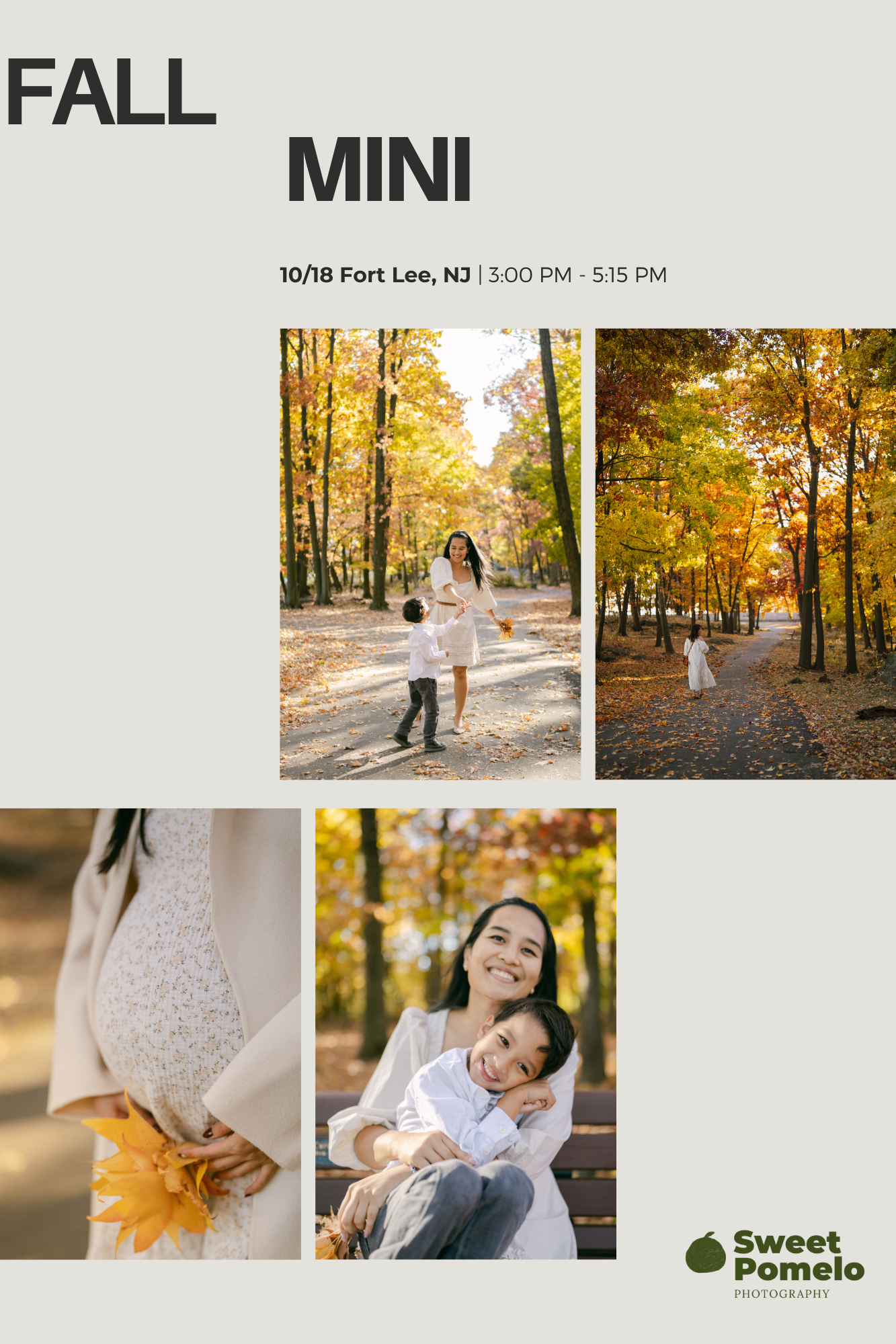 Bergen County Fort Lee Fall Mini Session