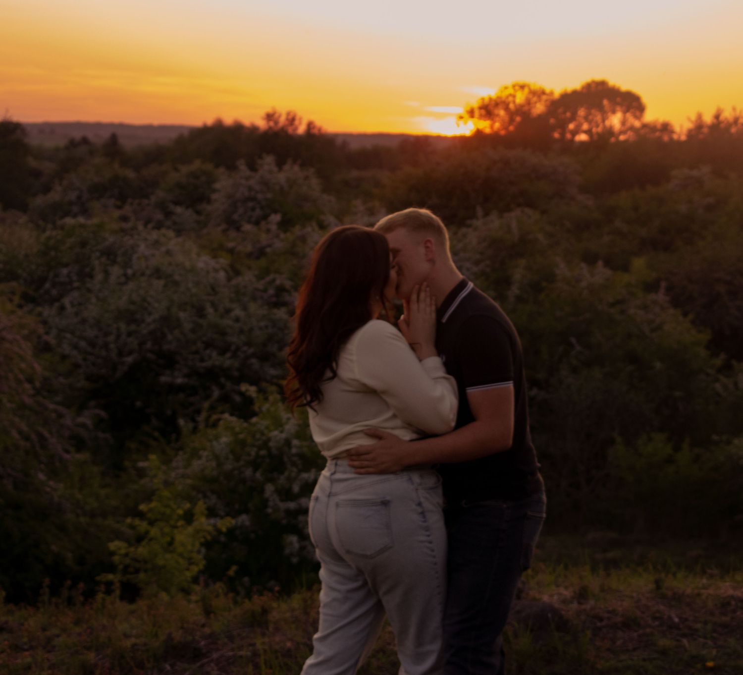 Sunset couples portraits
