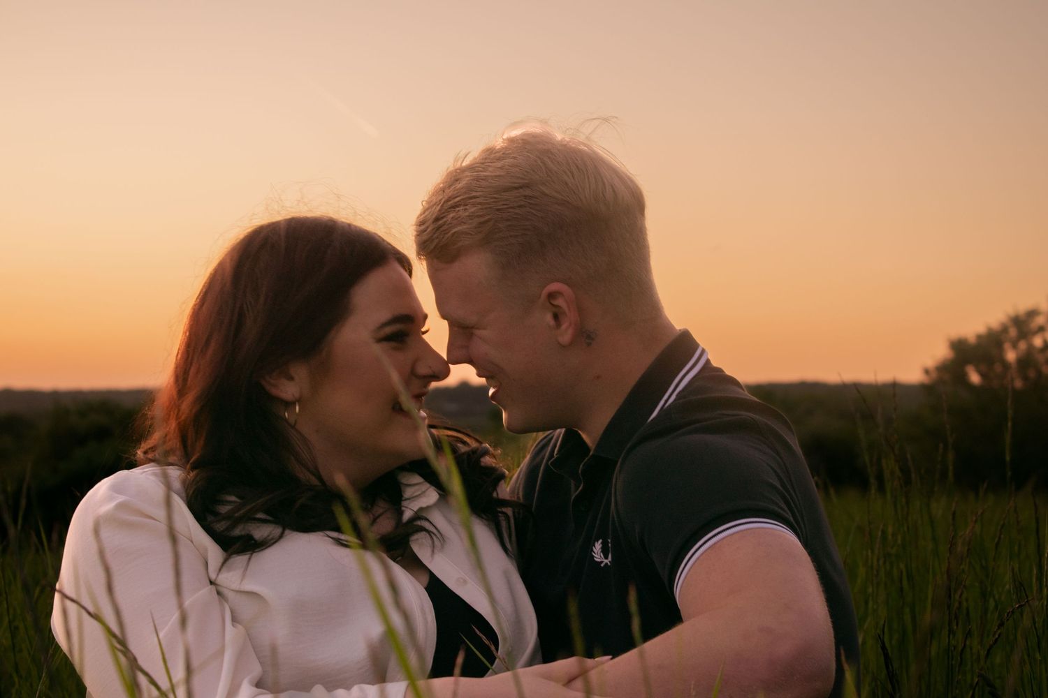 Sunset couples portraits