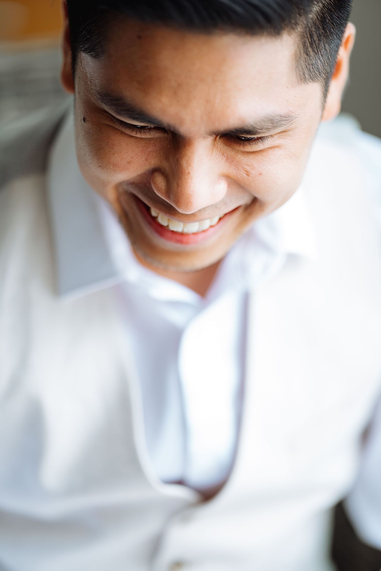 Series of close-up shots showing joyful expressions in natural lighting.
