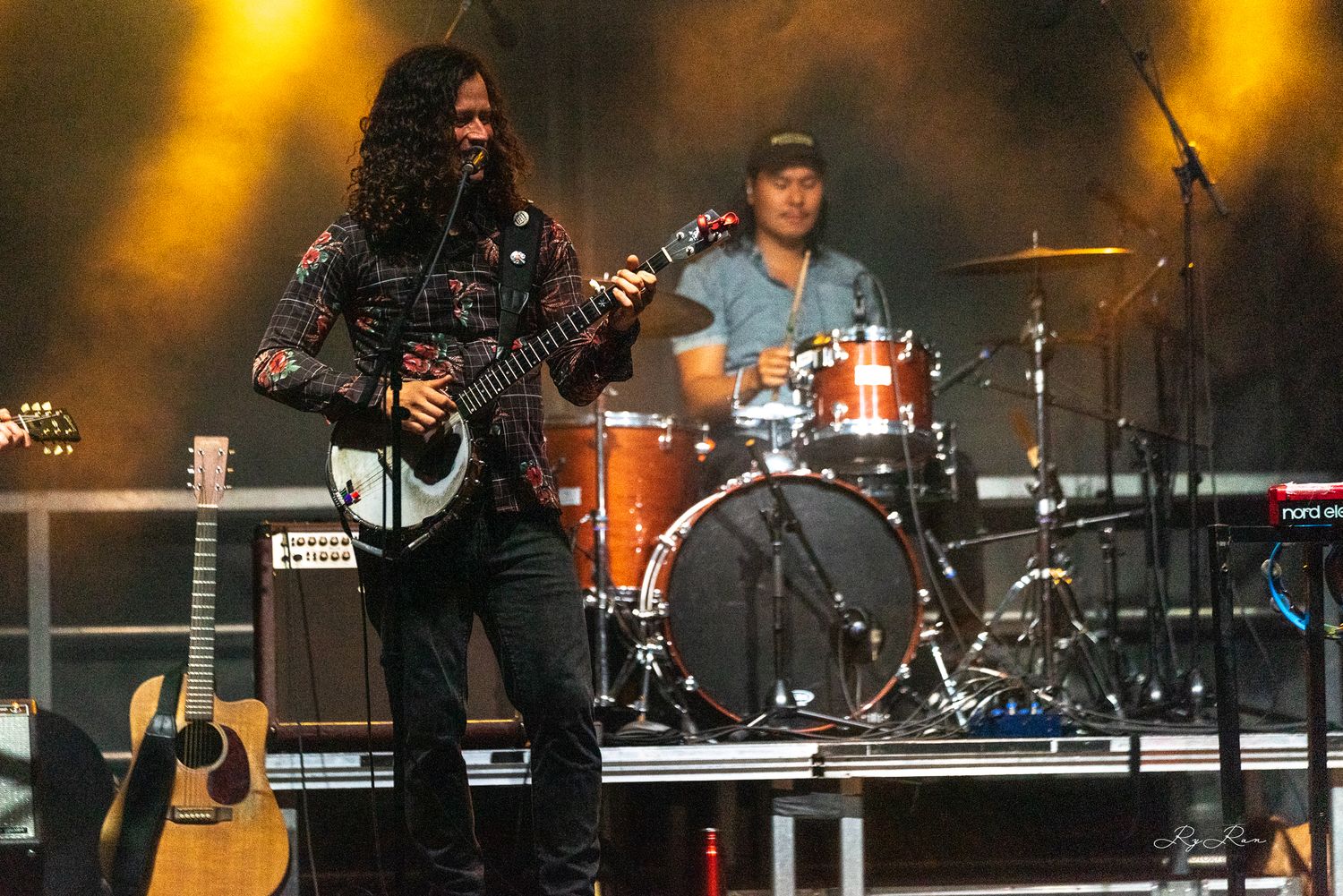 A band playing in Sun Peaks BC