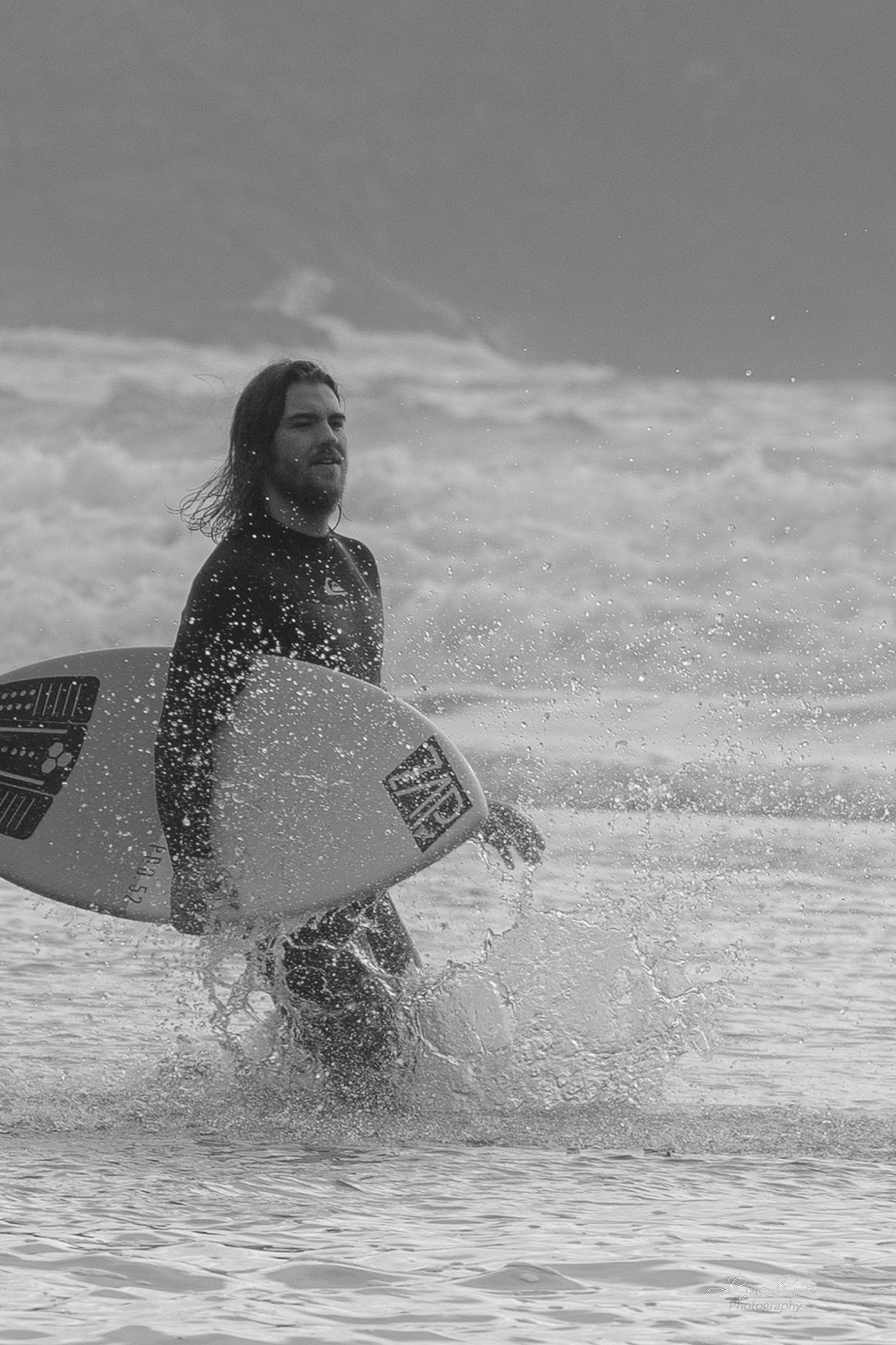 Surfer in the waves