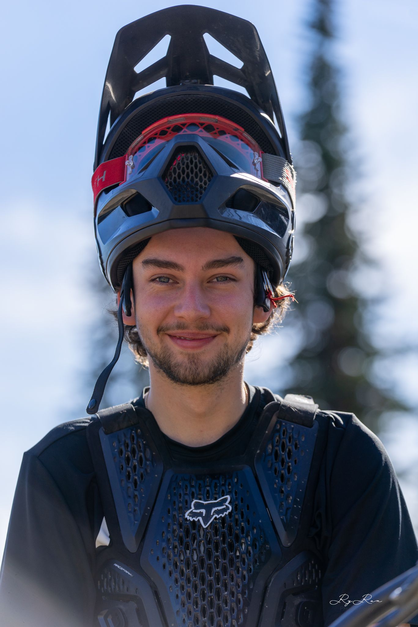 Mountain bikers on the trails in BC