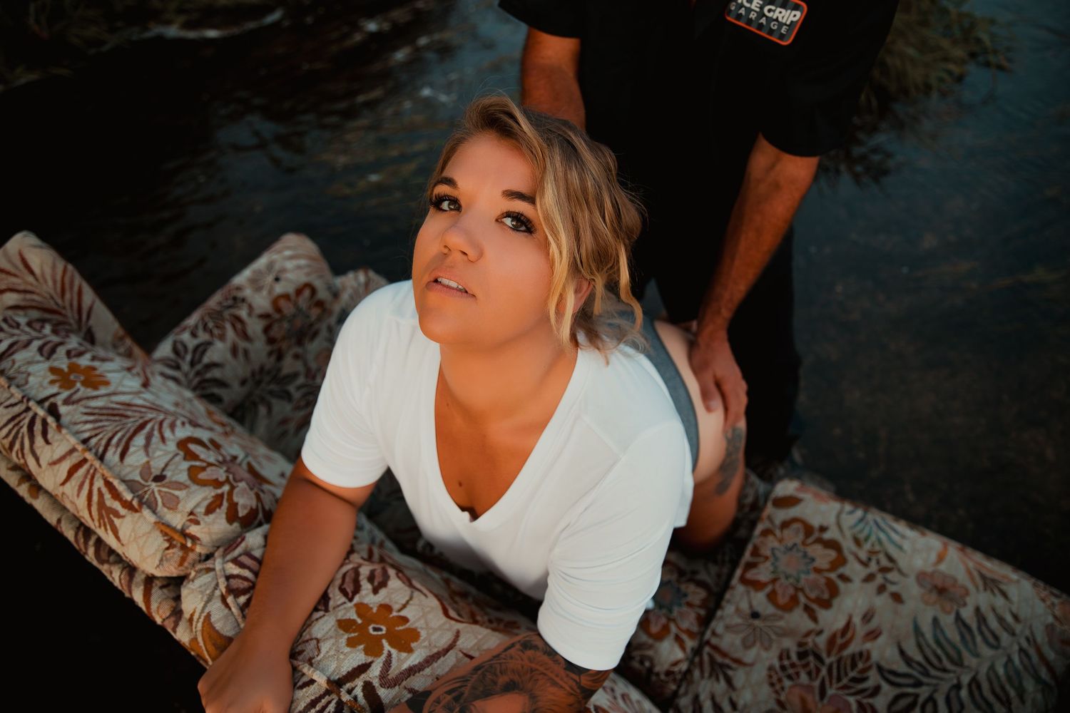 boudoir creek couple
