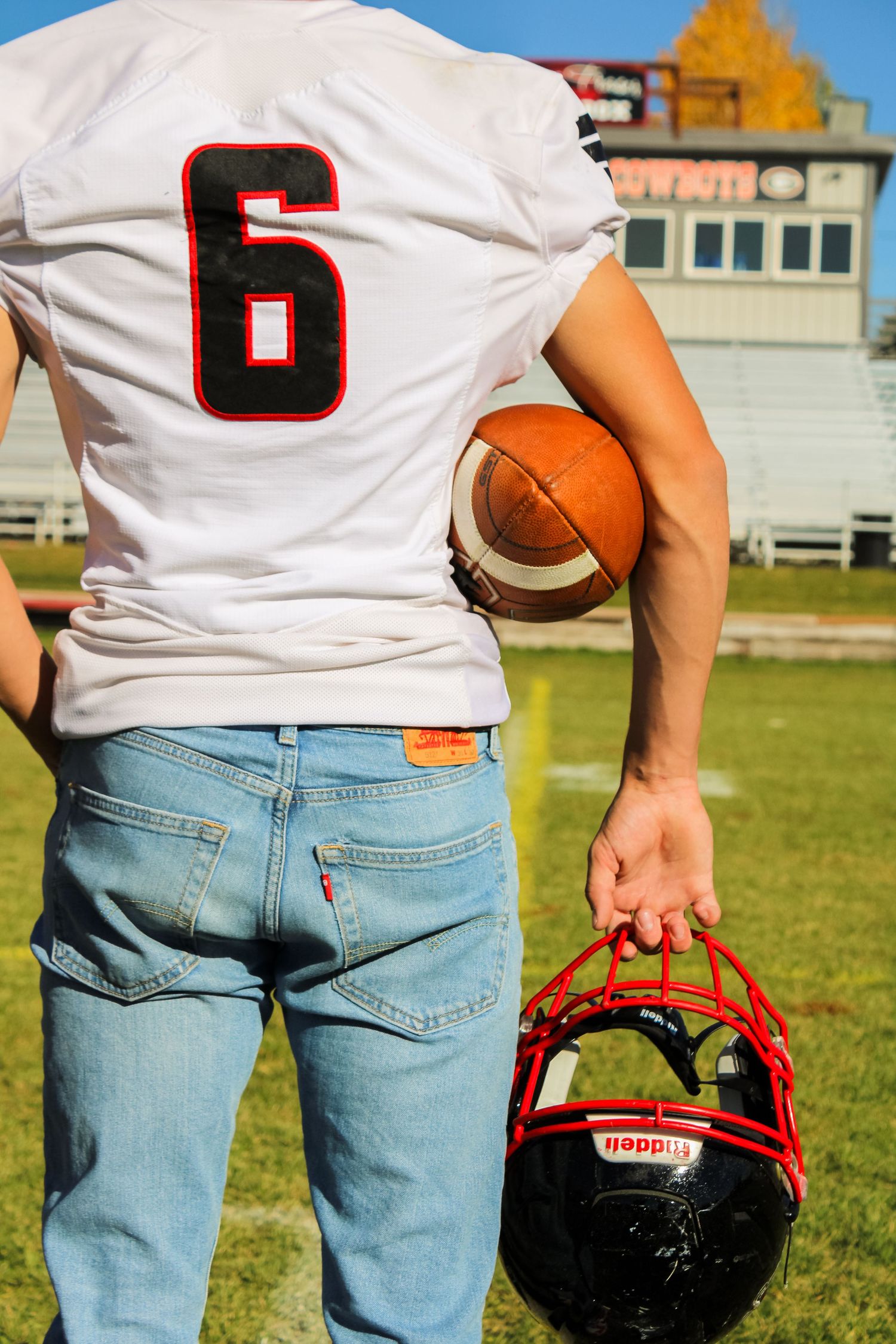 Football senior photos