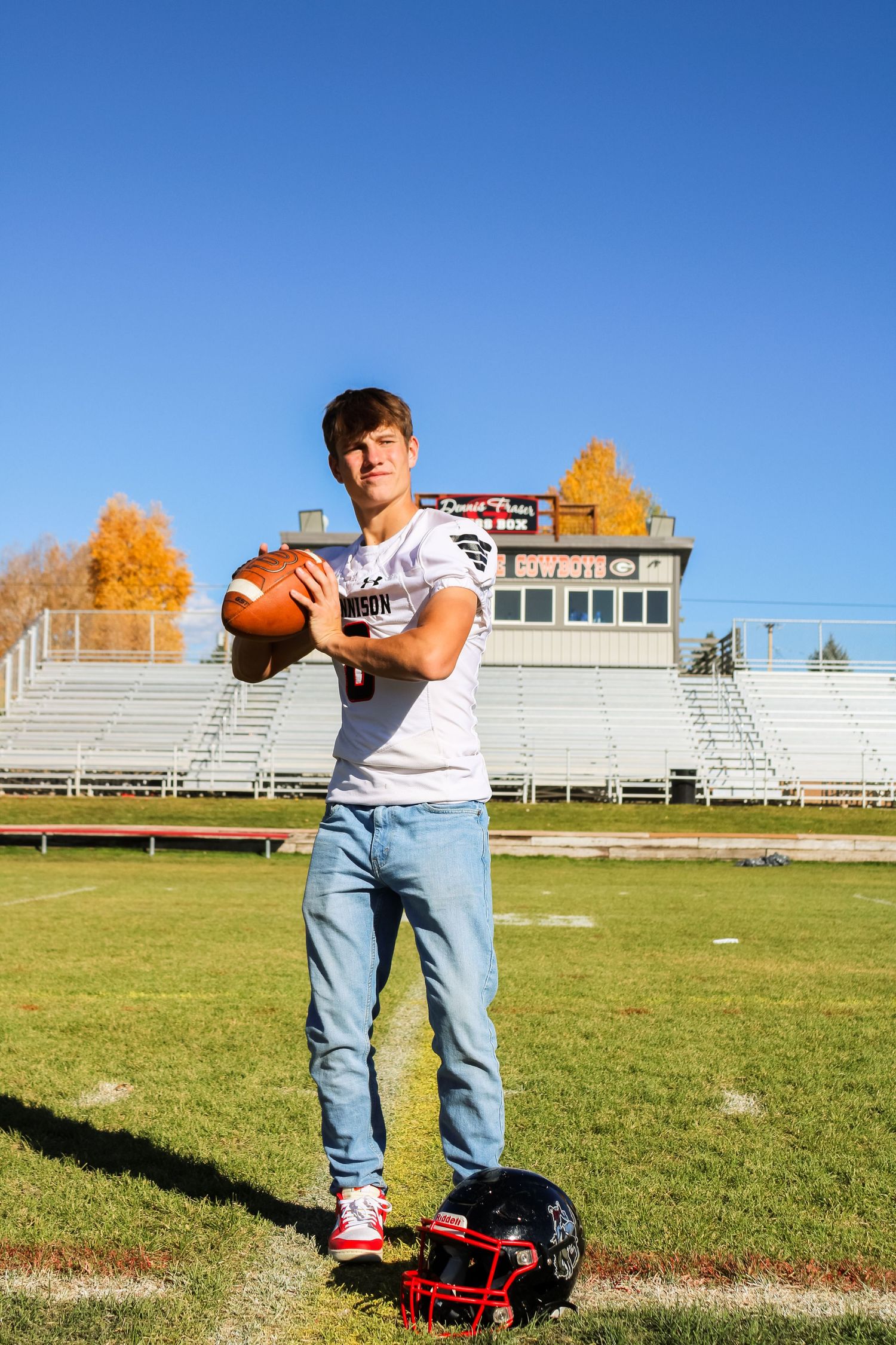 Football senior photos