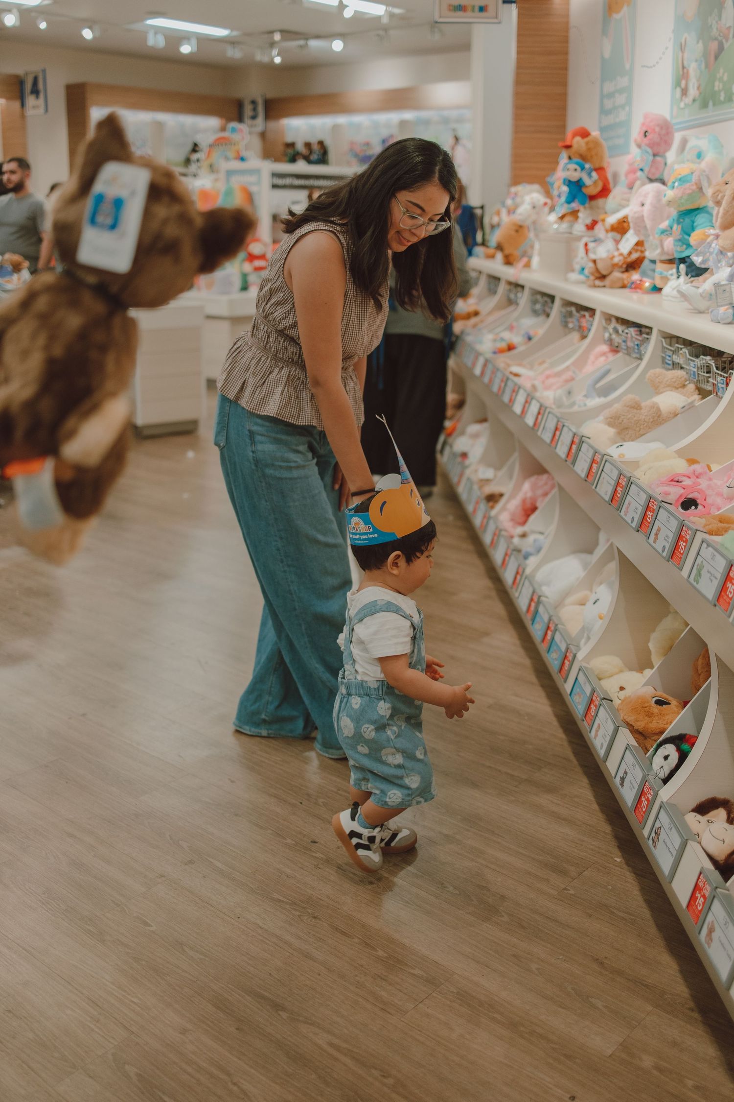 Dallas lifestyle motherhood photographer Bianca sharing a sweet moment with her young son.