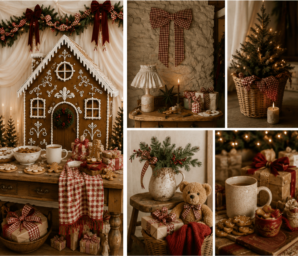 Christmas Mini in Dallas, Mesquite Texas area cozy family, cottage core, gingerbread vibes