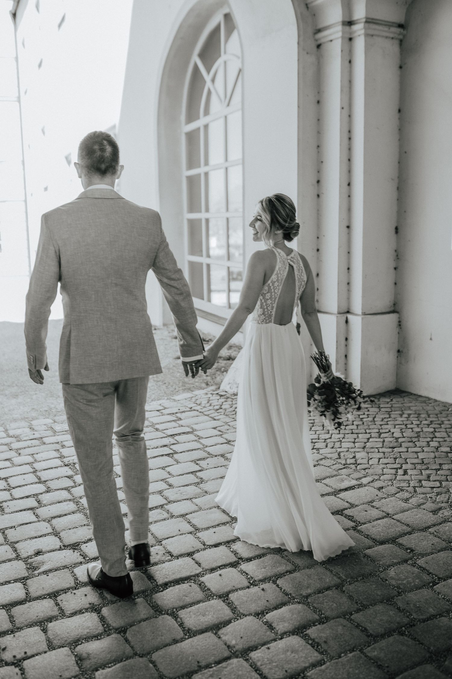 Elegante Brautfotos, zeitlose Bilder, Editorial