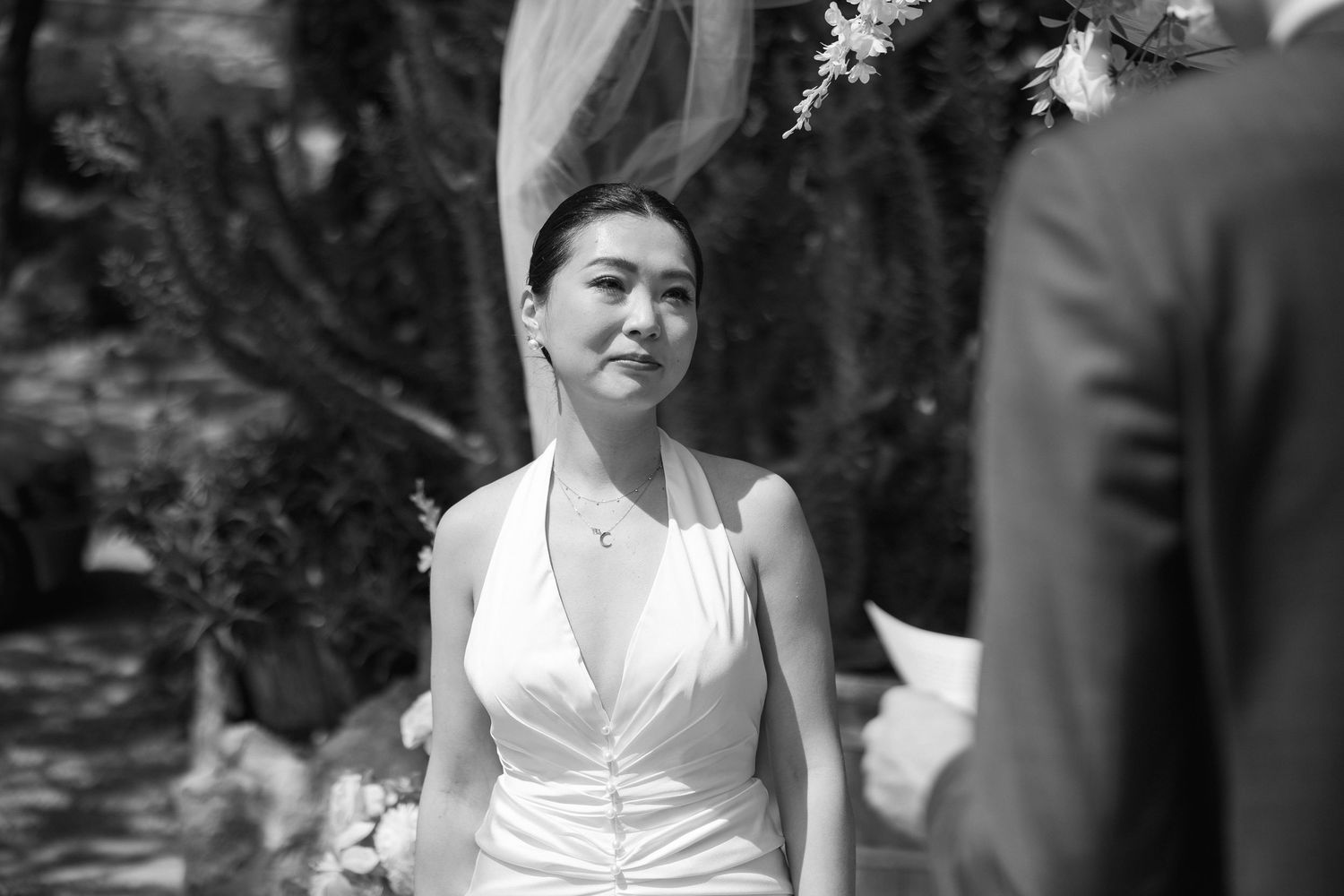 Wedding Ceremony. Outdoor ceremony. Wedding venue in Spain. Almiral de la Font in Sitges
