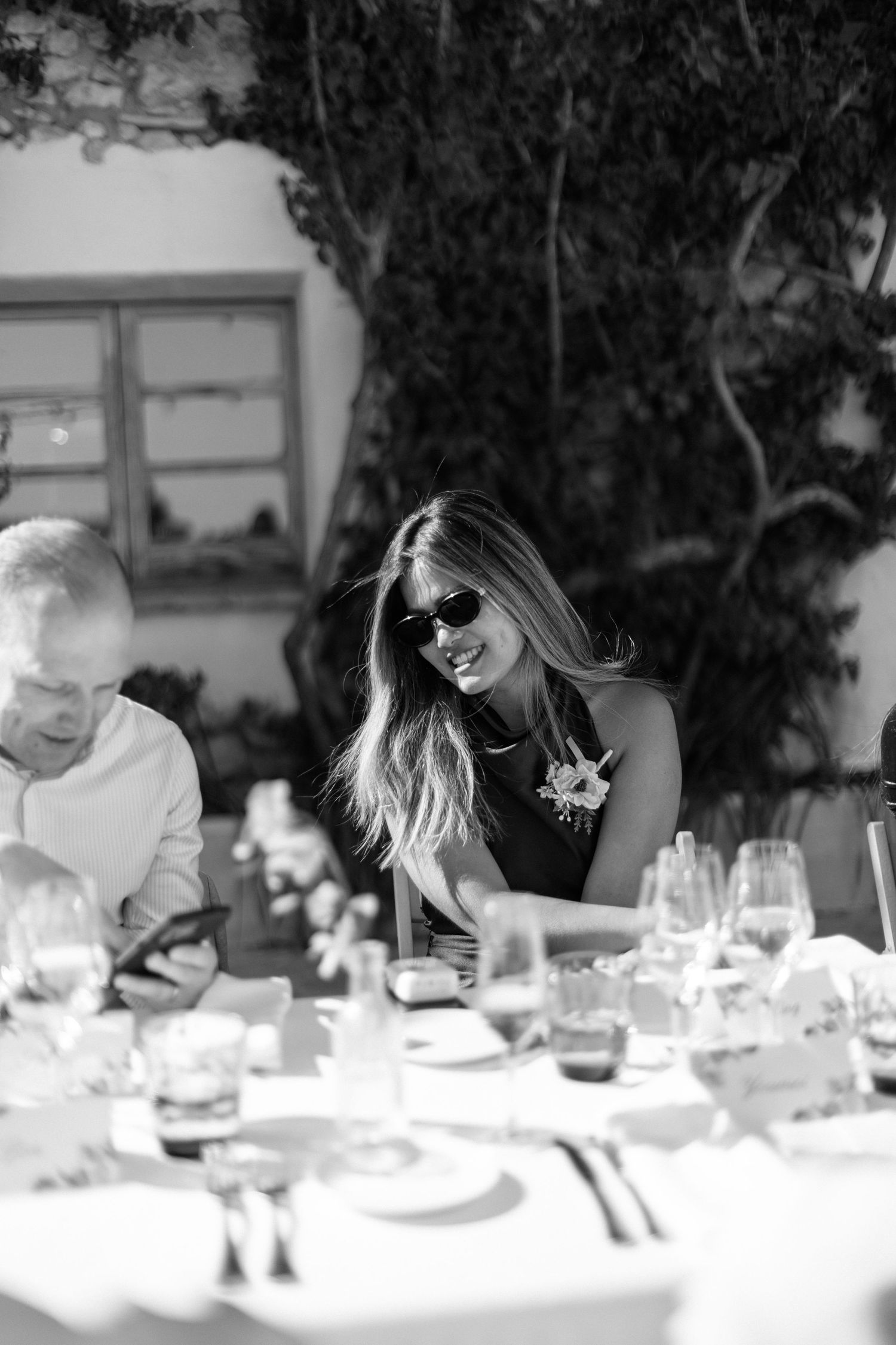 Wedding Dinner. Outdoor Dinner. Wedding venue in Spain. Almiral de la Font in Sitges