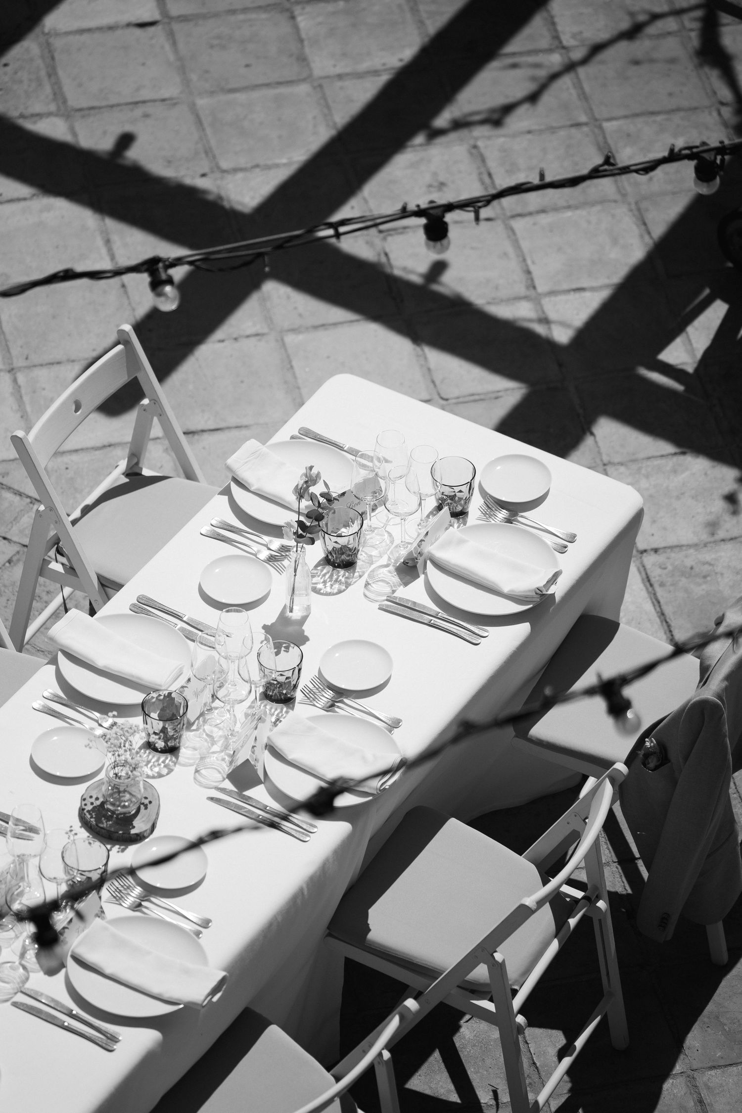 Wedding Dinner. Outdoor Dinner. Wedding venue in Spain. Almiral de la Font in Sitges