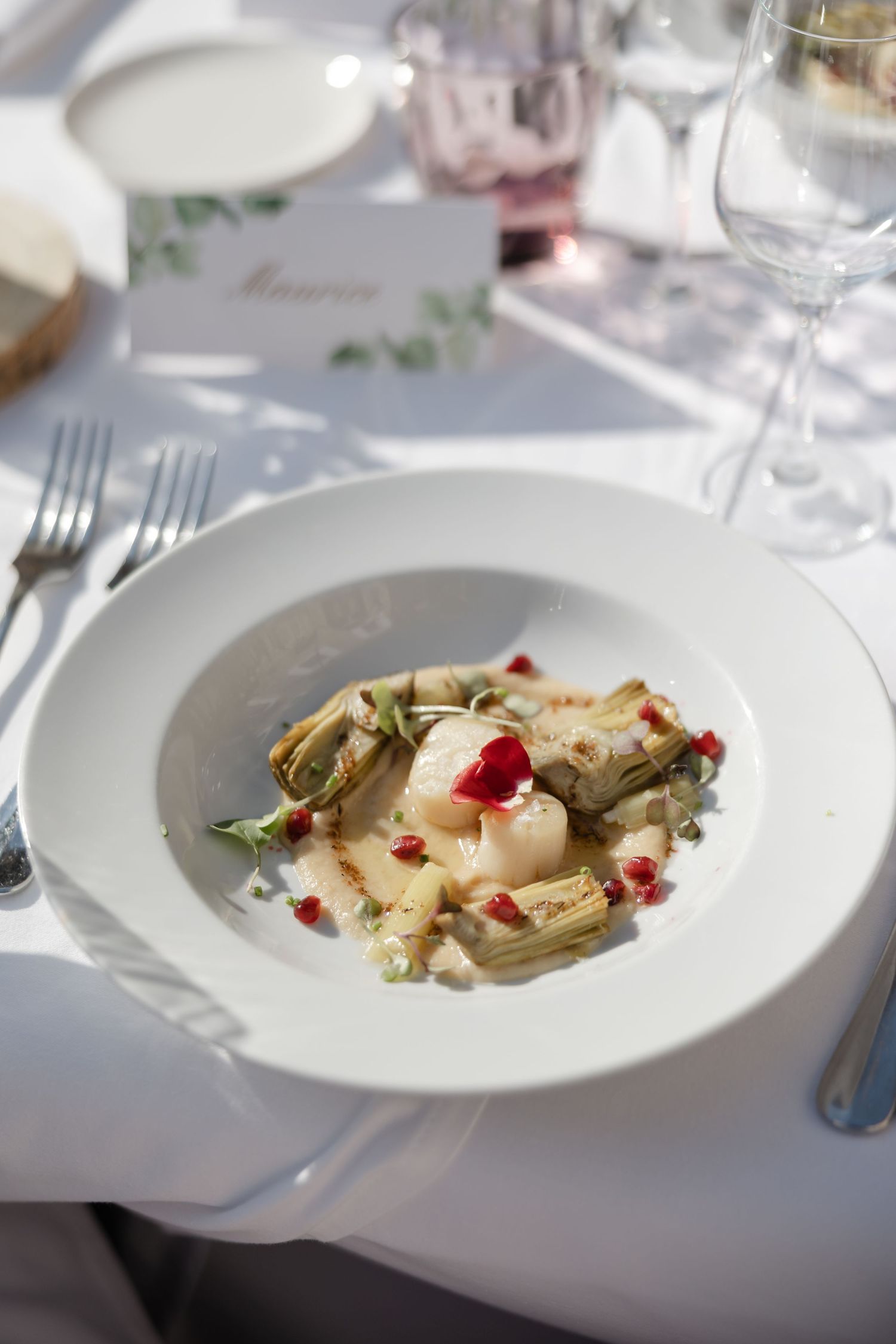 Wedding Dinner. Outdoor Dinner. Wedding venue in Spain. Almiral de la Font in Sitges
