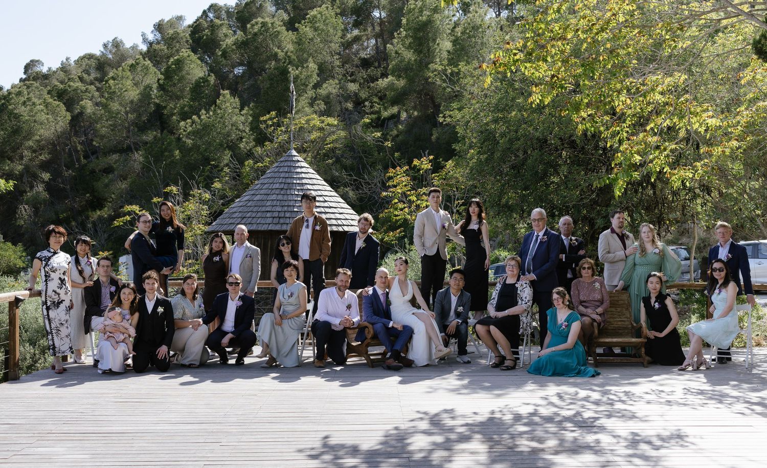Wedding Ceremony. Outdoor ceremony. Wedding venue in Spain. Almiral de la Font in Sitges