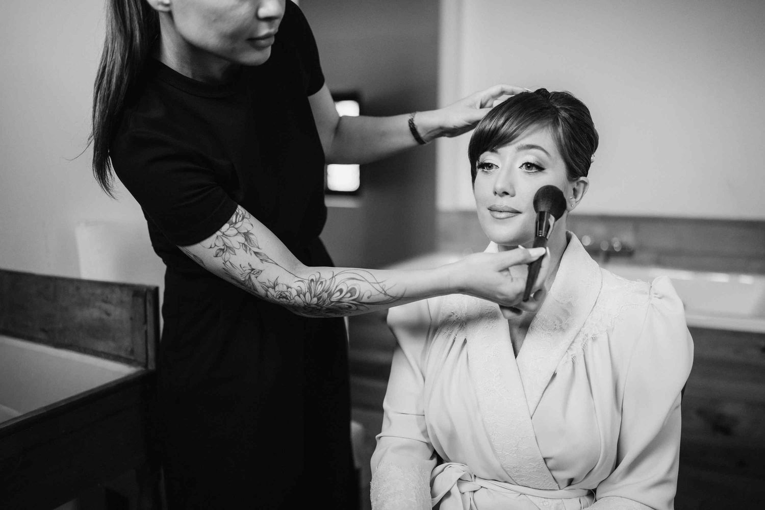 Expert wedding makeup and hair styling services in Spain. High-end bridal beauty for luxury destination weddings across all Spanish regions