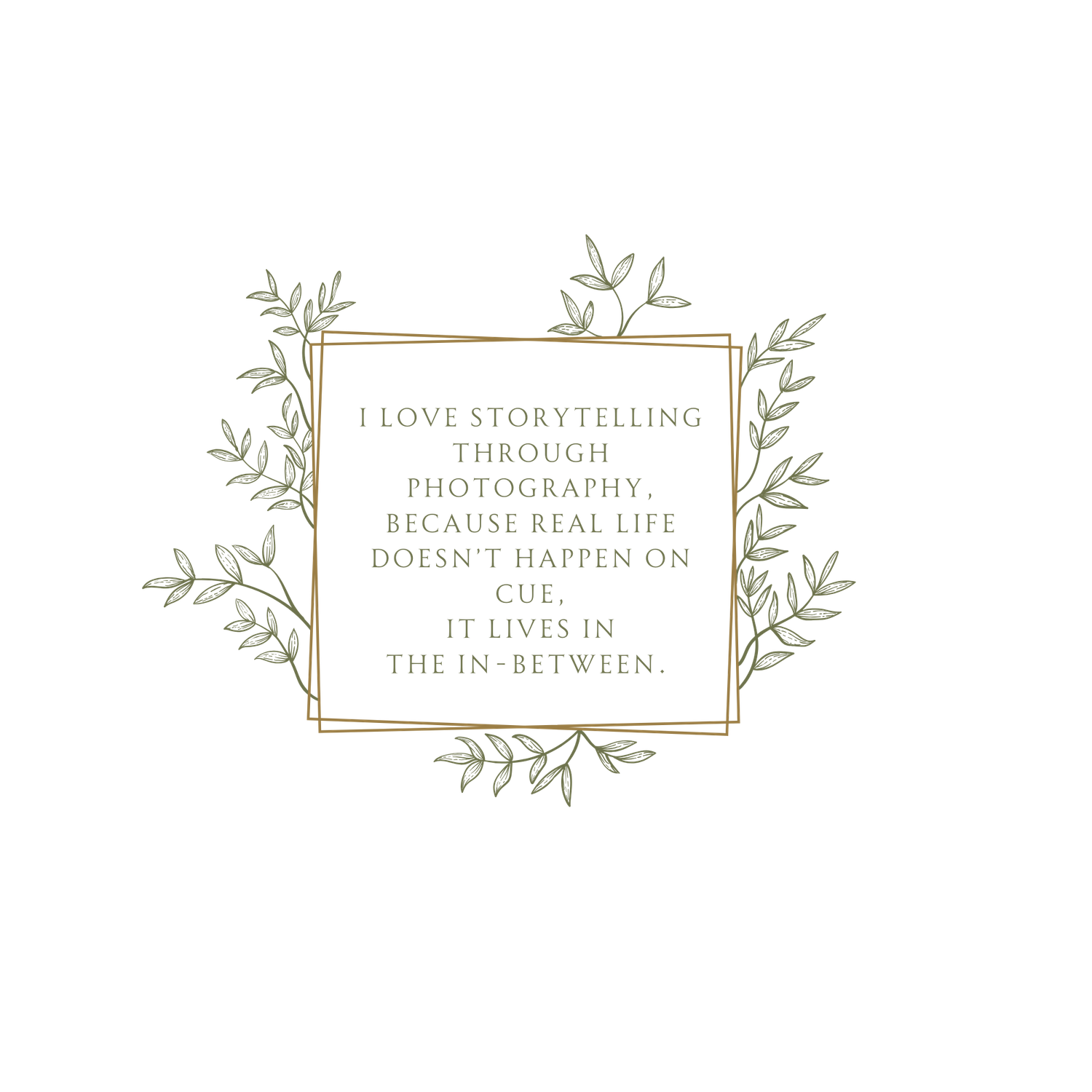 Minimalist banner design with delicate botanical elements and gold frames.