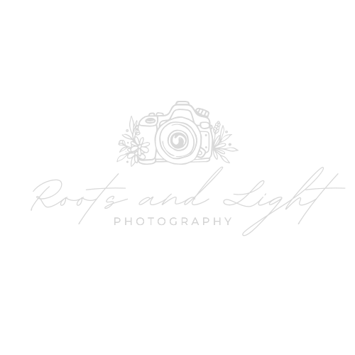 Collection of elegant photography business logos in light grey.