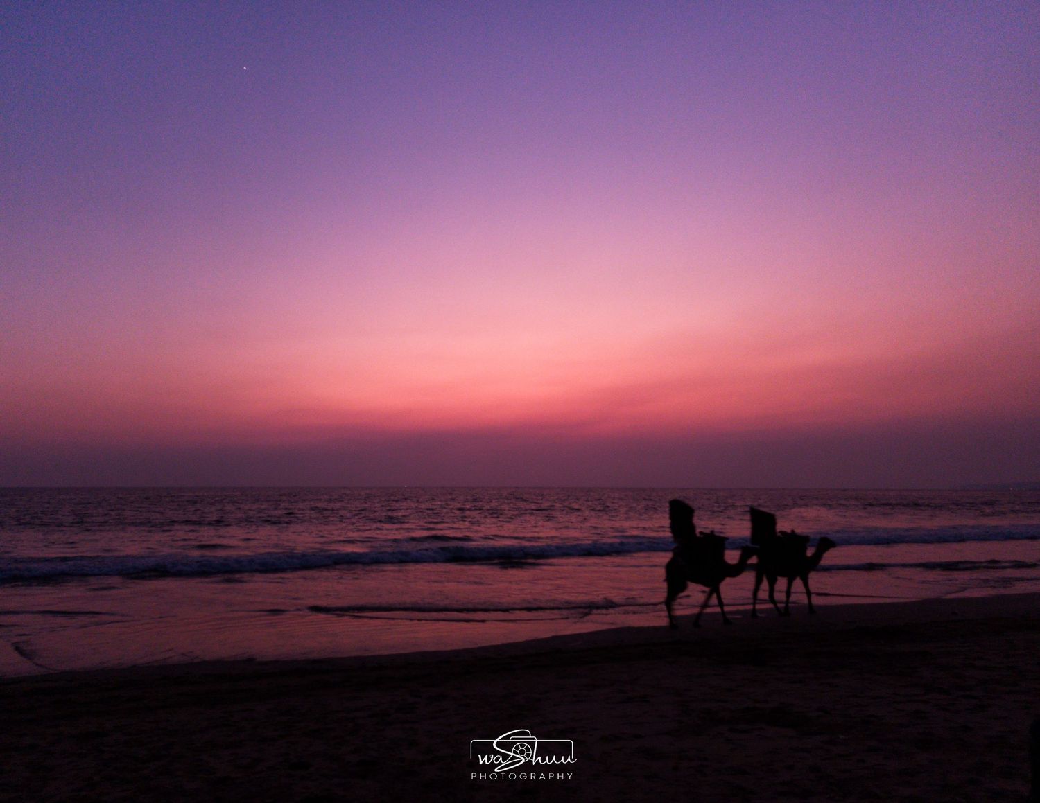 sunset at beach.
