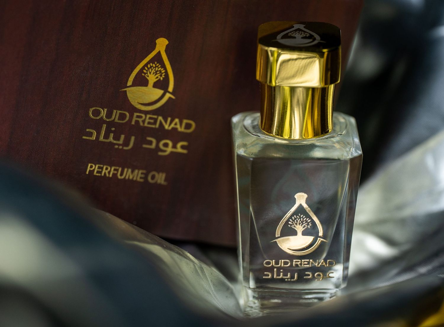 Attar bottle product photo.