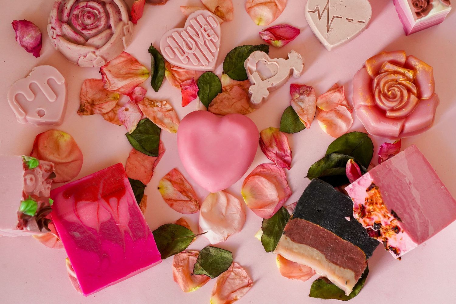 Soap product photos.