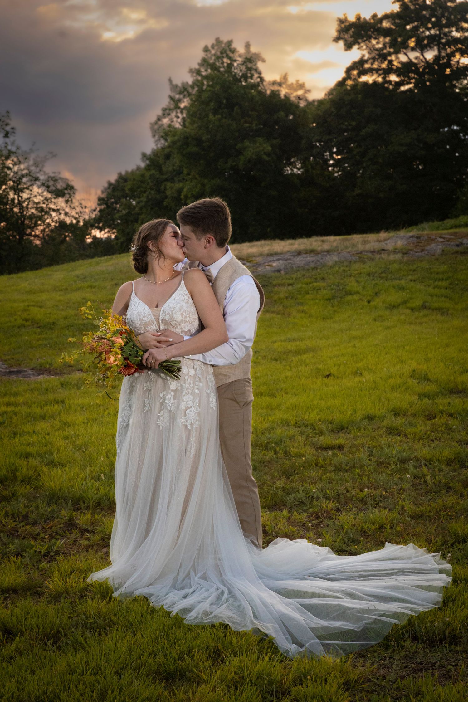 bride and groom