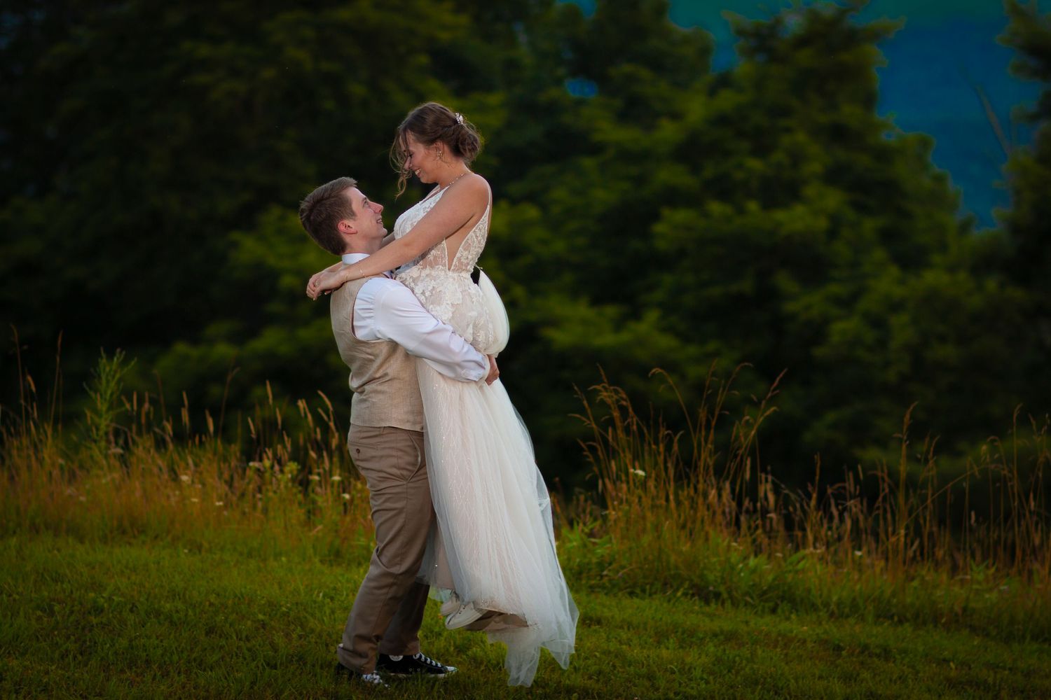 bride and groom