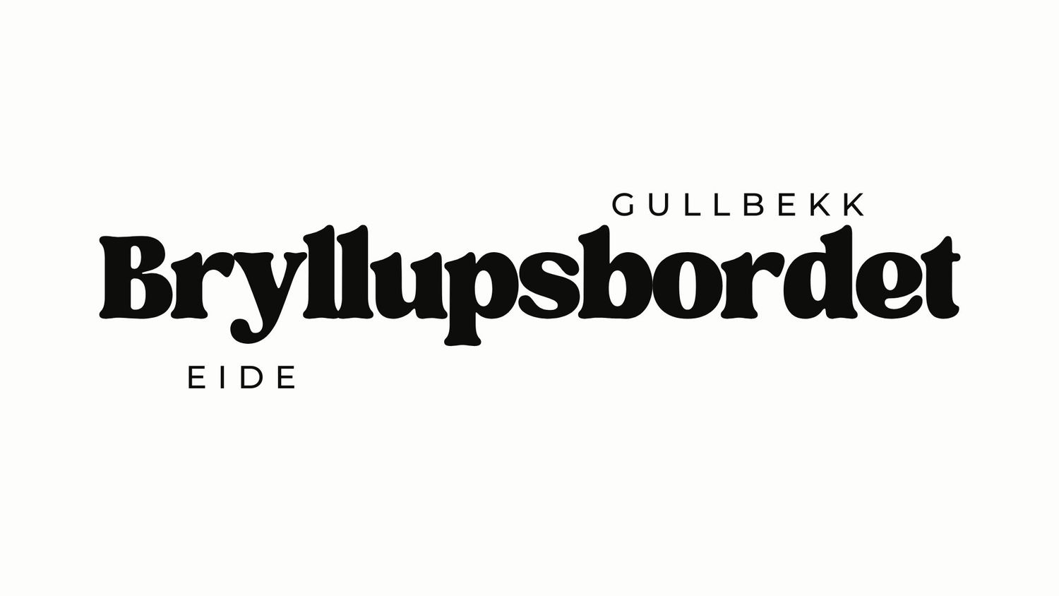 Text logos for wedding photography businesses in minimalist design.