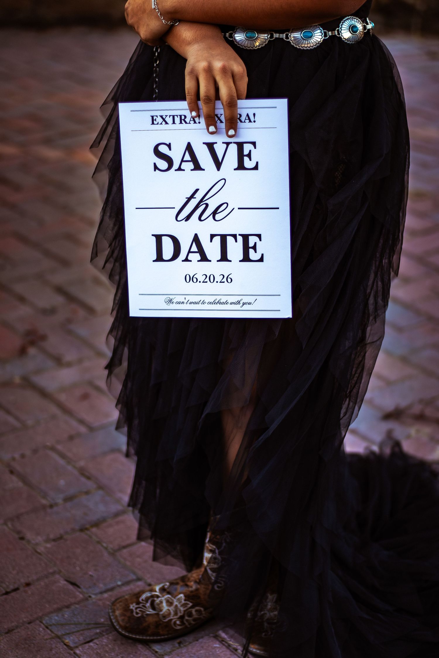 Save the date card