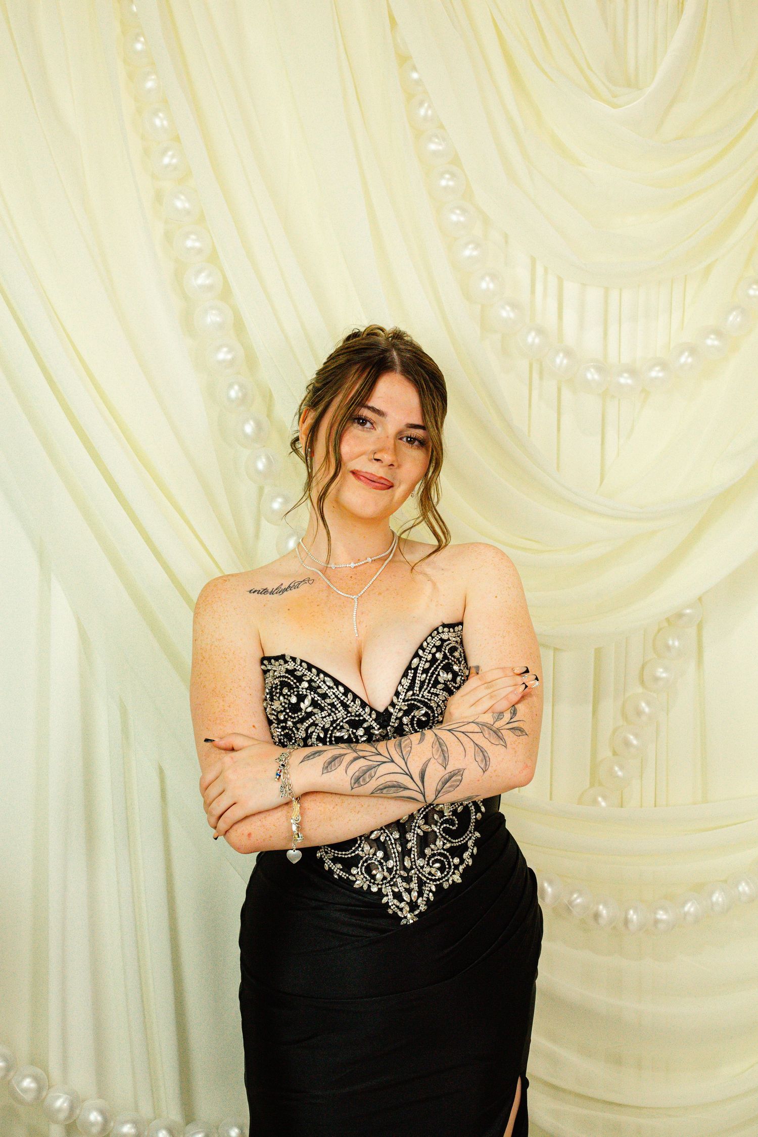 Permian basin prom studio photo session