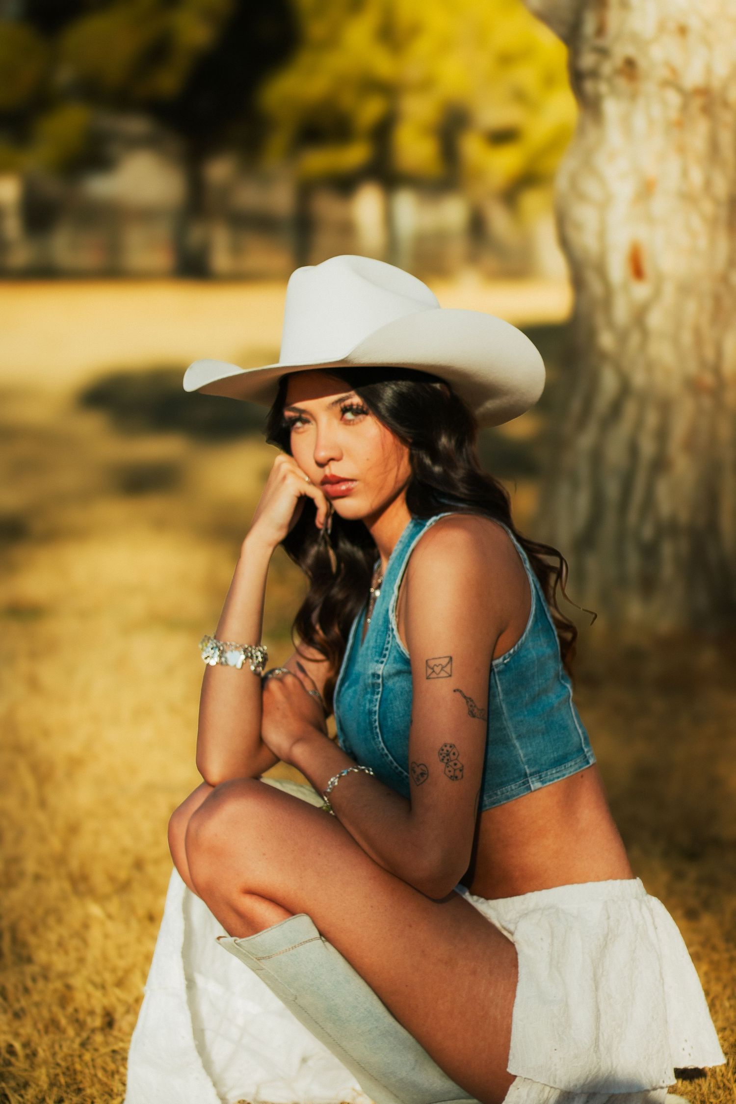 Western portrait session in Odessa, Texas