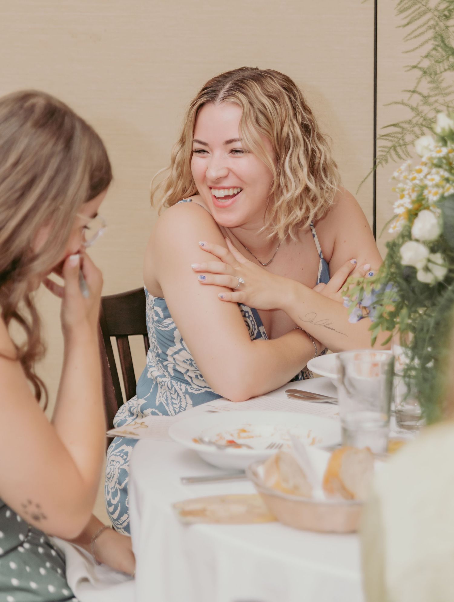 Event photo of guests celebrating in Hudson Valley venue, candid & inclusive. Captured by Nichole JG Photography.
