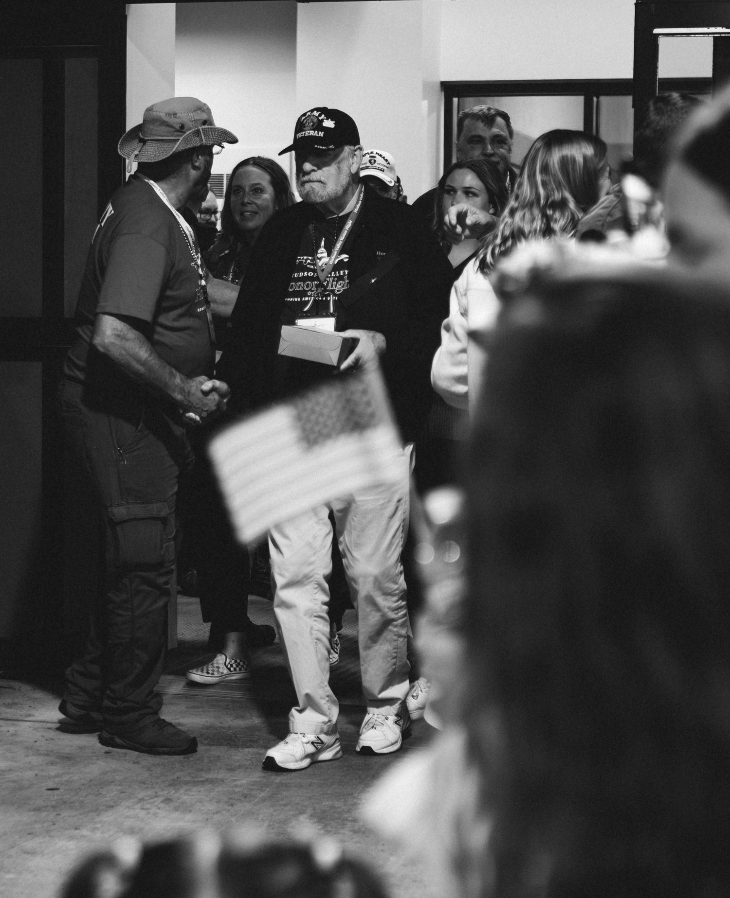 Event photo of veterans celebration at Hudson Valley, patriotic & inclusive storytelling. By Nichole JG Photography.